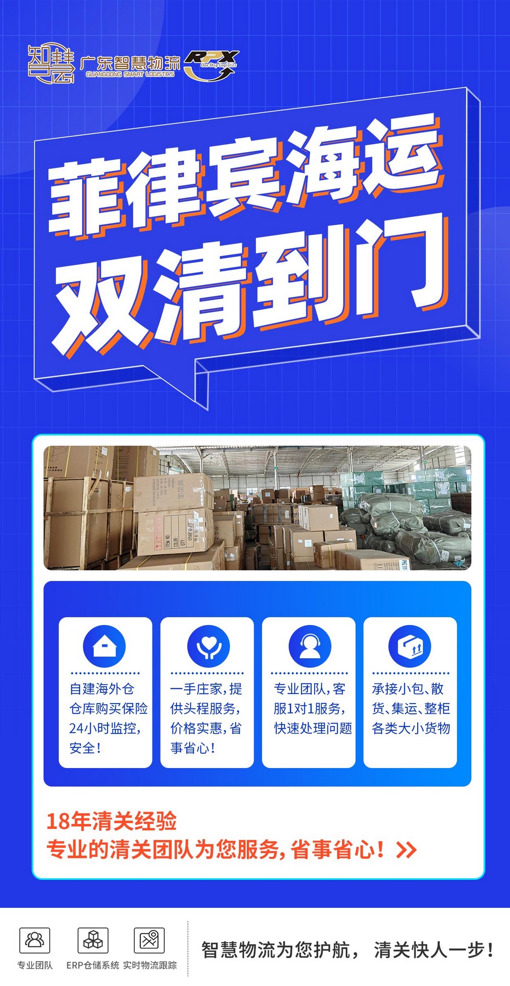 5个方的货物发到菲律宾怎么操作 时效多少？